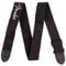 Fender Gitarrengurt, Polyestergewebe mit Grauem Logo, Verstellbar 33”-53”, Schwarz