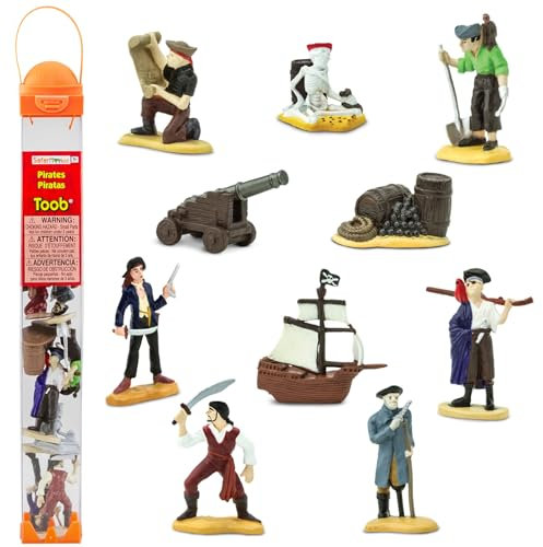 Toob 680804 Amerikanisch Piraten Figuren, Mehrfarbig, One Size