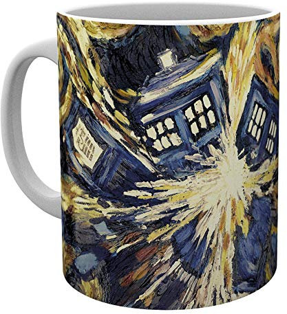 Elbenwald Doctor Who Exploding Tardis Tasse Keramik bunt 320 ml