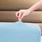 Family Bedding Super King Size Sheet Bed Cover - Deep Pocket 100% Cotton Jersey Fitted sheet 4 Way Stretch Blue Bedding - Shrinkage and Fade Resistant. (Super King (180x200cm), Blue).