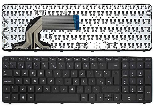 PORTATIL MOVIL - Teclado Compatible con HP Pavilion 250 G3 Series 255 G3 Series 15-E 15-H 15-N 749658-071