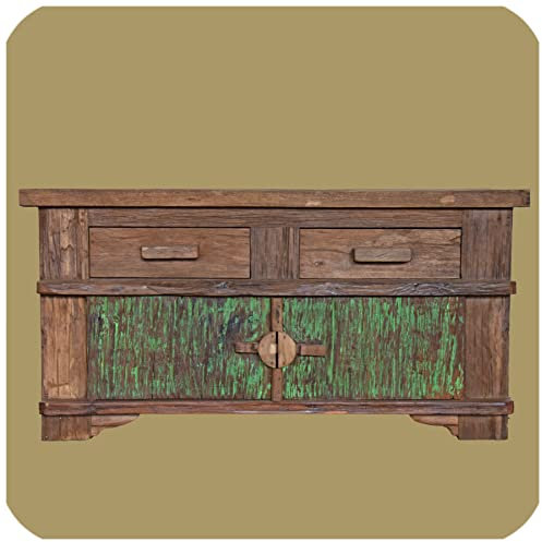 Simandra Alt-Teak Kommode I Massivholz-Möbel I Modell: Borneo 2