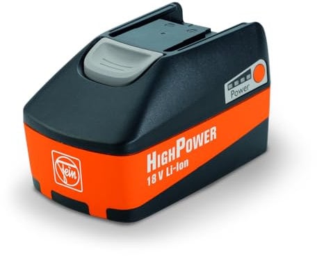 HighPower Li-Ionen-Akku mit hochstromfähigen Zellen, Ladestandsanzeige und FEIN SafetyCell Technology,Spannung 18 V, Kapazität 5,2 Ah, Gewicht 0,75 kg