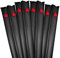 Pool Mate 1-3805-BLK-04 Poolabdeckung Wasserbeutel, 4 Stück, 1,2 m, schwarz, Doppelkammer, 16 Gauge