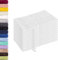 Lavea 10er Set Waschhandschuh 15x21 cm – Saugstarke und Weiche Waschhandschuhe aus 100% Baumwolle, Frottierserie Elena – Waschbar und Strapazierfähig – Weiß