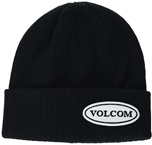 Volcom Herren Cord Beanie Baskenmütze, schwarz, S