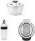 OXO Good Grips Salatschleuder Good Grips Kleiner Salatdressing-Shaker, Schwarz, 350ml Good Grips Eierschneider