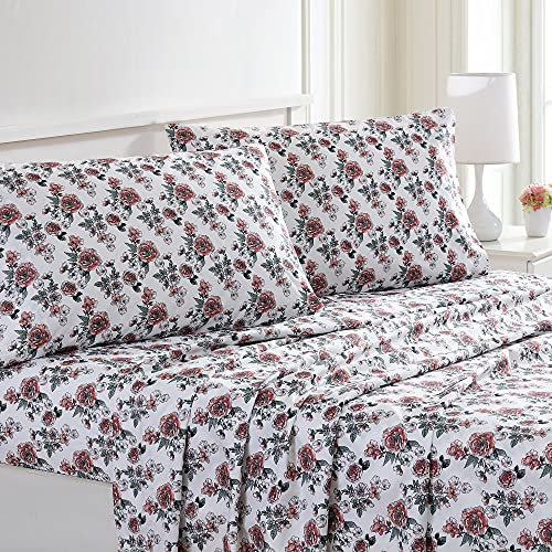 Modern Threads 3-teiliges Bettwäscheset Rose Bloom Twin