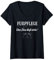 Ohne Füsse läuft nichts Damen Fußpflegerin, Füsse Podologin, lustiger Spruch, Fußpflege T-Shirt mit V-Ausschnitt, Kurzarm, Schwarz, S