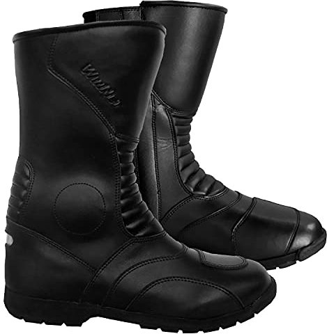 WinNet Stivali da moto con protezioni per turismo stradale (numeric_37)
