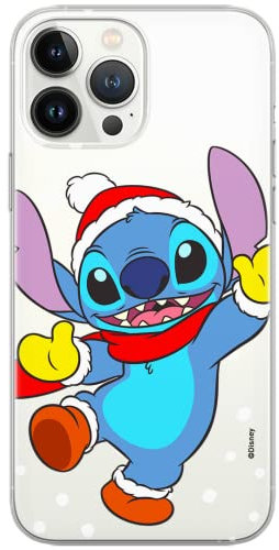 ERT GROUP Mobile Phone Case for iPhone 13 Pro Max, Original and Officially Licensed Disney Pattern Stitch 009, Perfectly Adapted to the Shape of the Mobile Phone, TPU Case, Partially Transparent