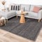 FRAAI | Home & Living Wollteppich - Feline Anthrazit Wolle - Flachgewebe - Einfarbig - Modern, Skandinavisch - Wohnzimmer, Esszimmer, Schlafzimmer - Carpet