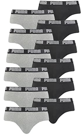 PUMA Basic Brief Men Herren Unterhose Pant Unterwäsche 12er Pack