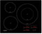 Cata, Placa de Inducción, Modelo INSB 6032 BK/A, 3 Zonas de Cocción |) Niveles de Potencia Booster, Ancho de 60 centimeters, Negro