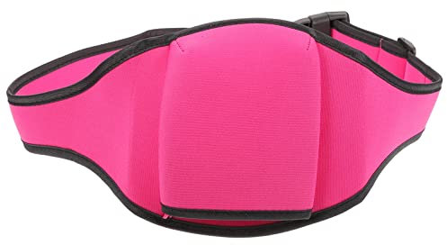 Toddmomy Gürtel-Mikrofon-Gürtel Mikrofon-Halterungspaket Mit Anti-Drop-Gurt Verstellbarer Schweißabsorbierender Gürtel Bundtasche Für Theaterlautsprecher Rosa