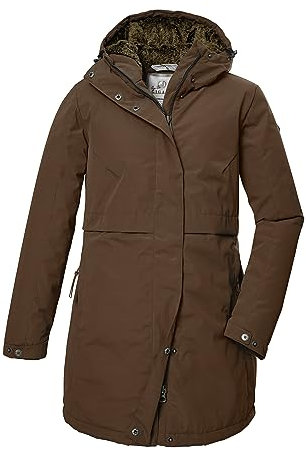 G.I.G.A. DX Damen Winterjacke/Funktionsparka mit Kapuze GW 41 WMN PRK, braun, 38, 40834-000