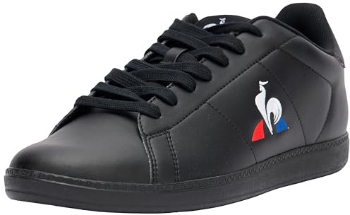 Le Coq Sportif Unisex Courtset_2 Triple Black Sneaker, 42 EU