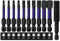 K Kwokker 11pcs 50mm Hex Allen Key Bit Set, S2 Steel Metric Hex Head Allen Wrench Drill, 1.5MM-8MM 1/4 Hex Shank Magnetic Inner Hexagon Screwdriver Bit with 60MM Long Magnetic Bit Holder