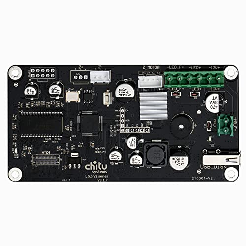 Chitu Systems Mainboard per Elegoo Mas/Mars pro/Mars 2 pro/Mars 2 Original L V2 Supporto scheda madre 32Bit con schermo LCD (for ELEGOO Mars Pro, DXQ6.08 firmware)
