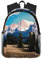 NEZIH Rucksack mit Rocky-Mountains-Aufdruck für Damen und Herren, leichter Laptop-Rucksack für Reisen, Sport, Strandtaschen, Rocky Mountains, Einheitsgröße