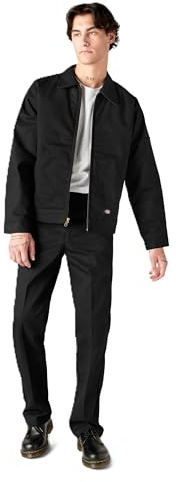 Dickies Unlined Eisenhower Jacket, BLACK, L RG