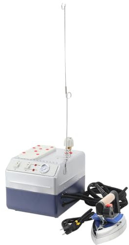 NICCOO Dampferzeuger Bügelstation Bügelanlage mit Bügeleisen, Professional Dampfbügelstation, Hängende Bügelmaschine Dampfbügeleisen mit Manometer, 3.5 Liter Wassertank, 1600W 220V 2,5bar