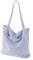 RZMAYIS Corduroy Tote Bag with Zipper, Women's Large Capacity Hobo Tote Bag for College, Work, Travel, Shopping, Daily Use (Blue)