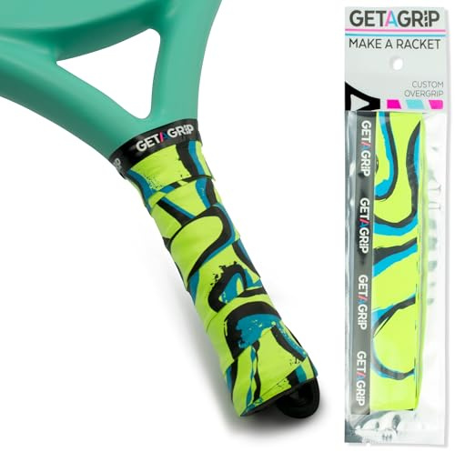 Get A Grip - Sobregrip Antideslizante para Raqueta de Pádel Personalizada - Empuñadura Overgrip Secado Rápido, Ideal para Tenis, Pádel y Bádminton