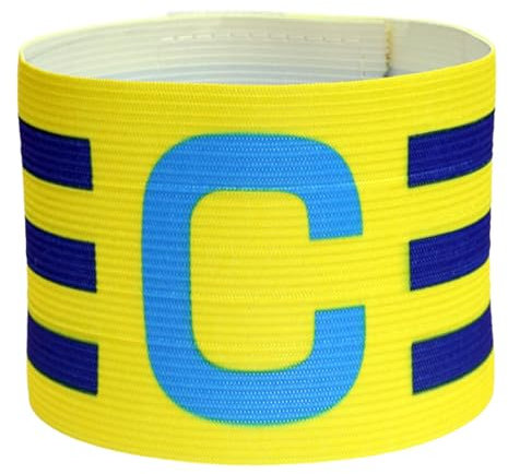 Football Captain Bands - Sportbands Fußball Fußball | Kapitäns-Sportarmband Fußball Fußball | Kapitänsbinde | Anti-Drop-verstellbare Spielerbänder, Kapitänsbinden Für Fußballspielzubehör