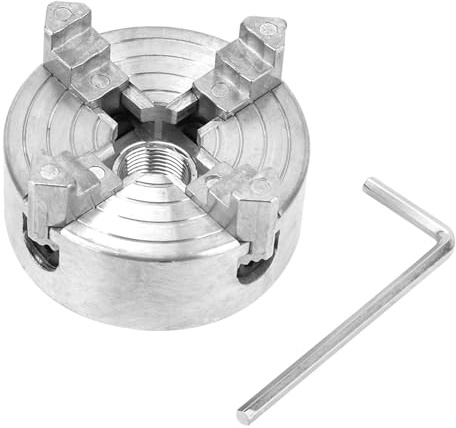 Plato De Garras Para Torno 4 Jaw Chuck Accesorio Para Torno De Metal Alta Precisión En Sujeción Diámetro Exterior 12-65 Mm Rosca