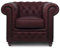 Original Chesterfield Sessel - Modell Brighton FT | The Chesterfield Brand | Handgefertigt aus 100% echtem Leder | Klassische englische Farben | 12 Jahre Garantie (Antique Burgundy)