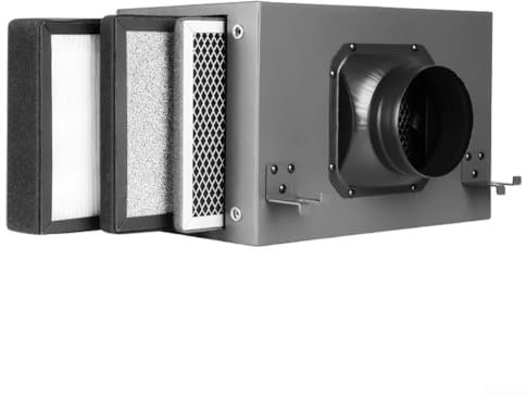 Transform Your Home's Atmosphere 3 Layered HEPA & Carbon Filtered Box (100mm)