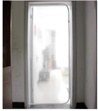 MNIHSFRTY Isolierfolie für Fenster, doppellagige Luftpolsterfolie, Reißverschluss-Design, 4 mm Eva-Weichfolie, hält die Windschutzscheibe warm, 45 Größen (Farbe: Klar, Größe: 0,8 x 1,2 m)