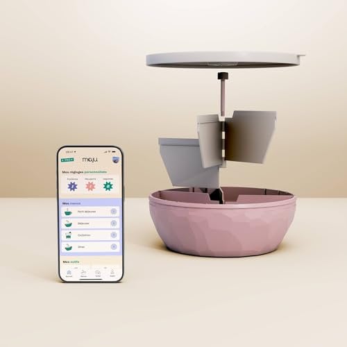 maju bol sans BPA avec 3 Compartiments + 1 bilan nutritionnel | Perte de Poids et rééquilibrage Alimentaire | Hermétique, Résistant au congélateur et Lave-Vaisselle | Made in France (Rose)