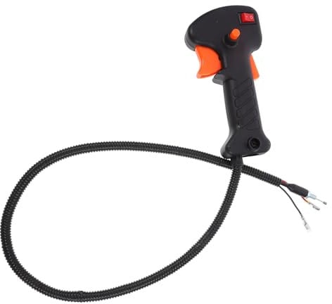 CAXUSD Lawn Mower Handle Automatic Spoke Key Trimmer Switch Barbed Wire Cable Spoke Wrench Wire Cutters Heavy Duty Zip Tie Flush Handles Gardening Tool Part Ergonomic Handle Abs