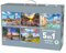 Mr. Broccoli Puzzle 5 x 1000 Teile - City Collection – 5 in 1 Städte Puzzle – Inklusive Poster – FSC® – 68 x 48 cm
