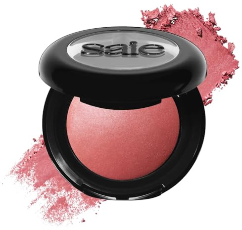 Saie SuperSuede Baked Blush Powder, Mia (0.1 oz)