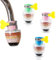 Paquete de 3 grifos de Filtro para agua potable, grifo con filtro de agua de carbón activo,con filtración de 6 capas, Accesorio de filtro de agua para cocina (Azul, Verde, Rojo)