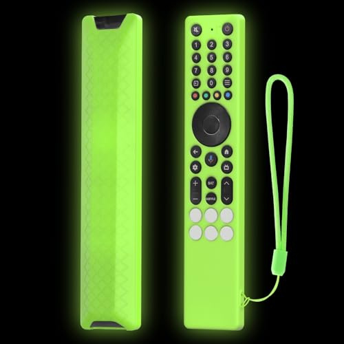 Funda para TCL RC833A, Funda Protectora de Silicona para Mando a Distancia, a Prueba de Golpes, Anti-caída, a Prueba de Polvo. (Verde Luminoso)