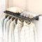 TUPOSTAR 3 Bars Over Radiator Clothes Airer Rack, Radiator Dryer Rack, Clothes Airer Radiator, Adjustable Radiator Hangers, Suitable for Heater Thickness 1-16 cm,Black,60cm