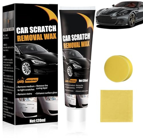 Pasta Abrasiva per Carrozzeria, 2025 Nuova Polish Auto Rimuovi Graffi, Pasta Rimuovi Graffi, Auto Carrozzeria, Speciali Microparticelle per Attenuare Anche i Graffi Profondi (1PCS)