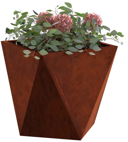 vidaXL Pflanzkübel Rostig 30 x 30 x 30 cm Wetterfeststahl