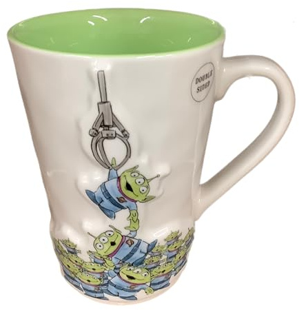 Rae Dunn Toy the Story Tall Coffee Mug, Aliens - THE CLAW IS OUR MASTER