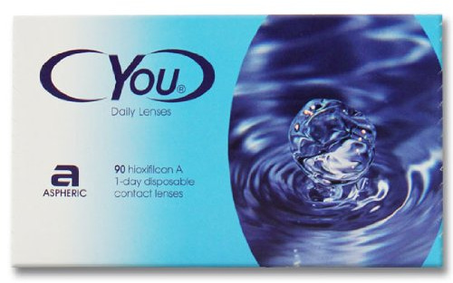 Cyou Daily Lenses Tageslinsen weich, 90 Stück / BC 8.7 mm / DIA 14.2 / -4,75 Dioptrien