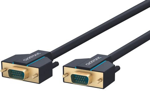 Clicktronic Casual - Cable VGA (3 metros), negro