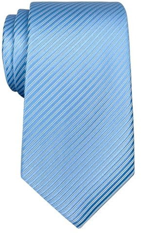 Retreez Herren Prämie Gewebte Krawatte Textur Gestreifte 8 cm - hellblau