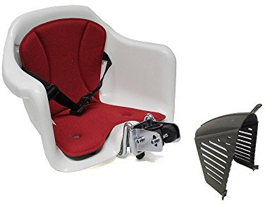 Seggiolino per bambini Anteriore Milù, bianco, bicicletta