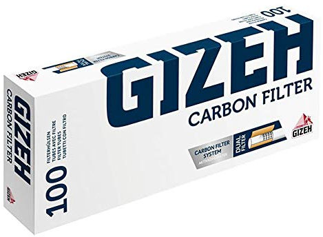 GIZEH Raucherbedarf GmbH 2000 (20x100) Giza Kohlefilterhülsen Filterhülse Zigarettenhülsen