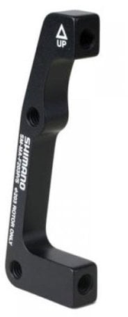 Shimano MA-F Disc Brake Mounting Bracket (Black, 203-mm Post/IS Front)