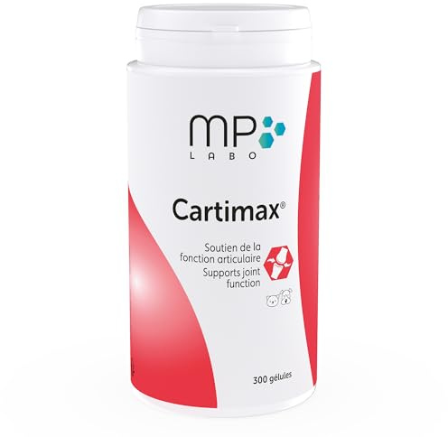 MP Labo Cartimax - Unterstützung der Gelenkfunktion für Hunde und Katzen - Glucosamin, Teufelskralle, Mädesüß, Bambus und Spurenelemente (300 Kapseln)